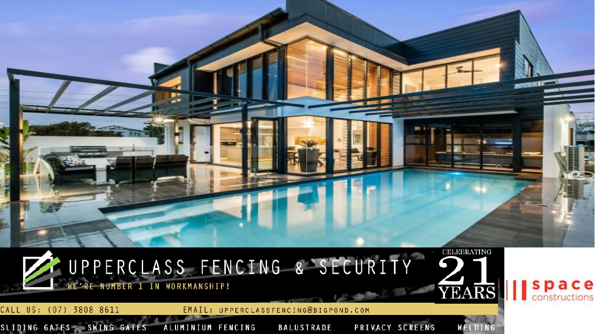 UPPERCLASS FENCING & SECURITY BULIMBA PDE DISPLAY HOME 1 aluminium slats